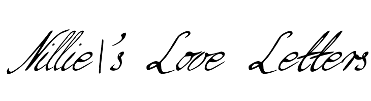 Nillie's Love Letters  Скачать бесплатные шрифты