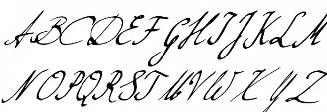 Nillie's Love Letters Schriftart Groß