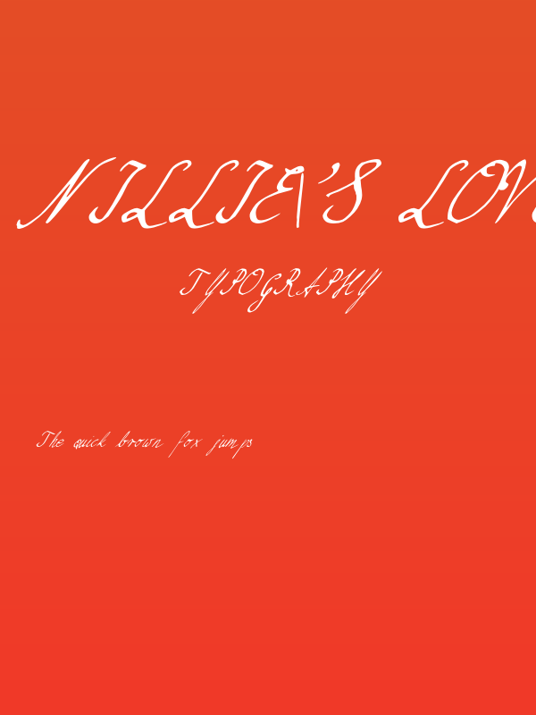 Nillie's Love Letters Poster