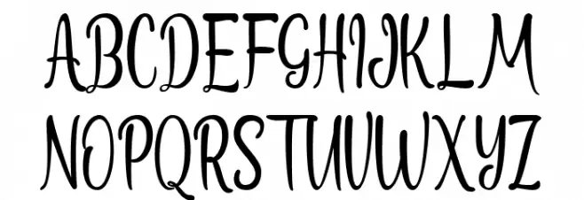 Nillya Schriftart Groß