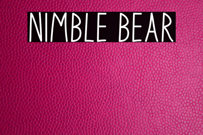 Nimble Bear Example 3