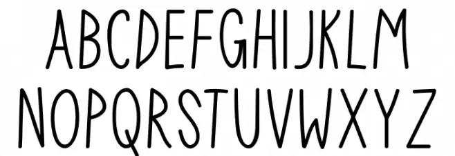 Nimble Bear Шрифта строчной