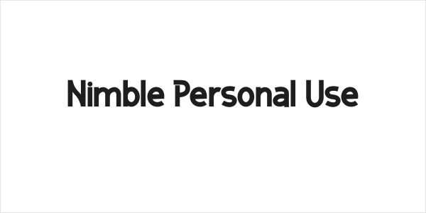 Nimble Personal Use Logo