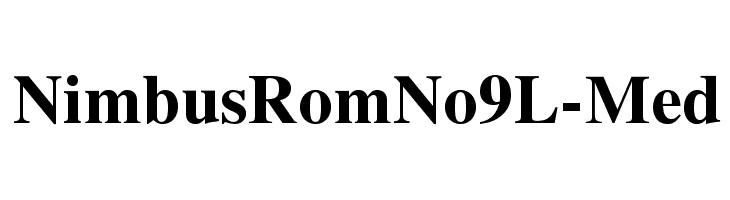 NimbusRomNo9L-Med  नि: शुल्क फ़ॉन्ट्स डाउनलोड