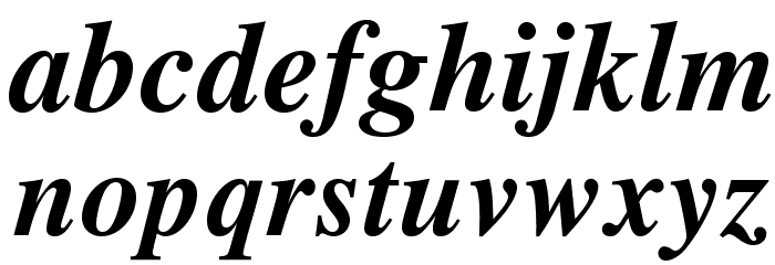 NimbusRomNo9L-MedIta Font LOWERCASE