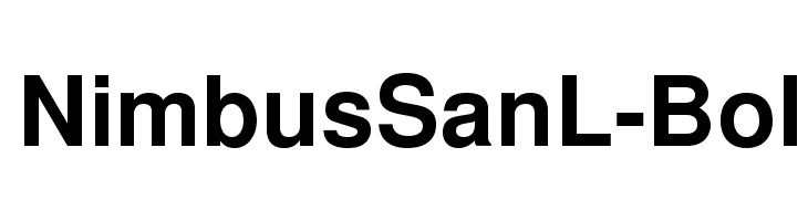 NimbusSanL-Bol  Frei Schriftart Herunterladen