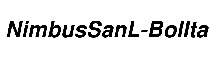 NimbusSanL-BolIta Font