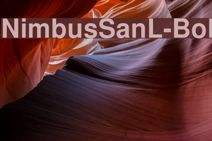 NimbusSanL-Bol Font examples