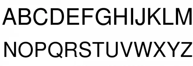 NimbusSanL-Reg フォント 大文字