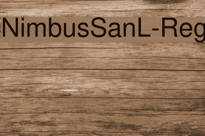 NimbusSanL-Reg Font examples