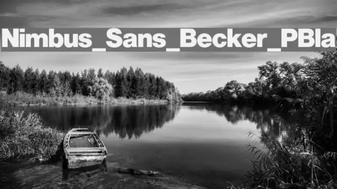 Nimbus_Sans_Becker_PBla Polices examples