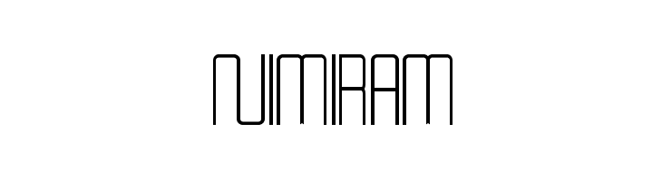 Nimiram  Frei Schriftart Herunterladen