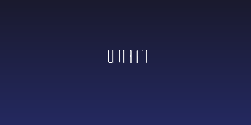 Nimiram Social Header