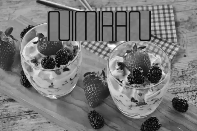 Nimiran Font examples