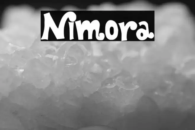 Nimora Font examples