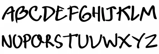 Nin KId Font LOWERCASE