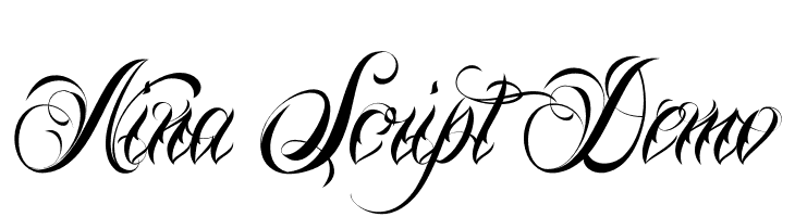 Nina Script Demo Font