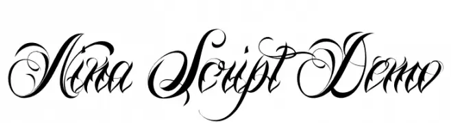 Nina Script Demo  baixar fontes gratis