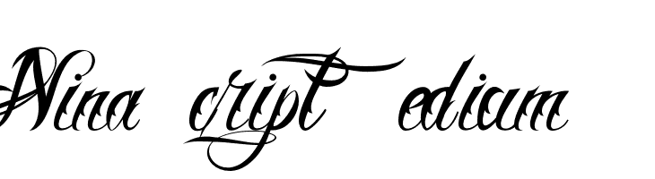 Nina Script Medium Font