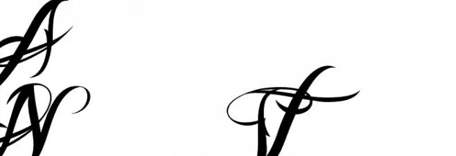 Nina Script  Medium Schriftart Groß