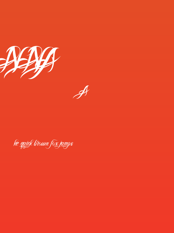 Nina Script  Medium Poster