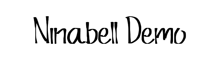 Ninabell Demo  フリーフォントのダウンロード