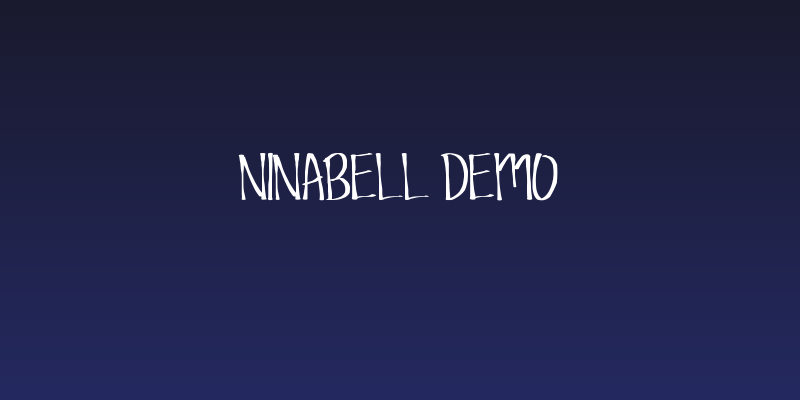 Ninabell Demo Social Header