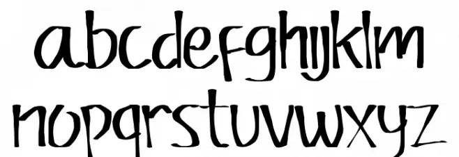 Ninabell Demo 字体 小写