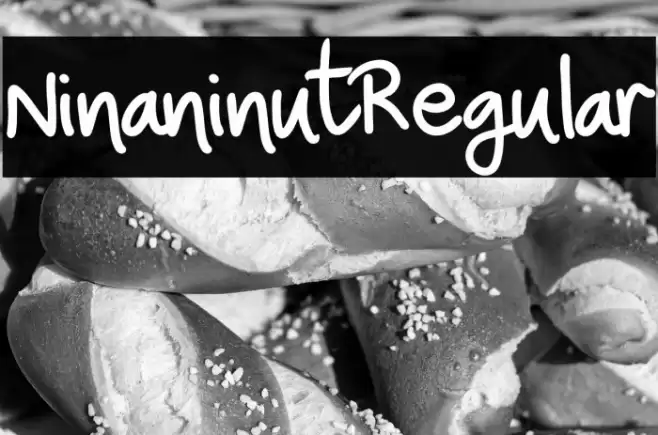 NinaninutRegular Font examples