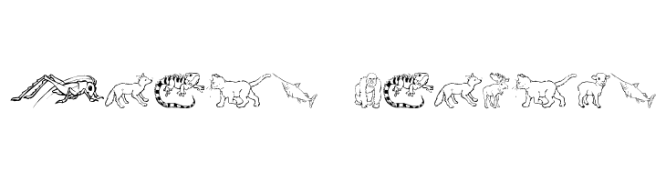 Nina's Animals Font