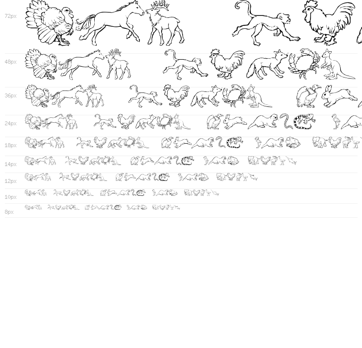 Nina's Animals Waterfall