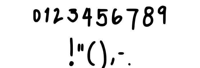 Ninas Font Regular Font OTHER CHARS