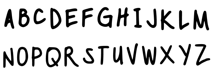 Ninas Font Regular Font UPPERCASE