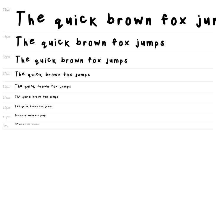 Ninas Font Regular Waterfall