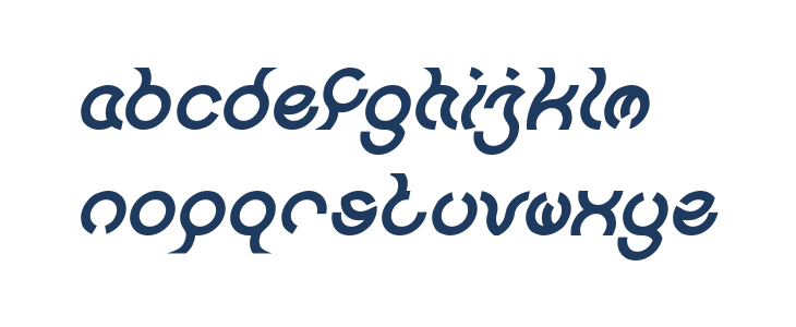 Nine Bold Italic Lowercase
