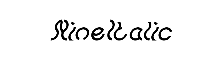Nine Italic  नि: शुल्क फ़ॉन्ट्स डाउनलोड