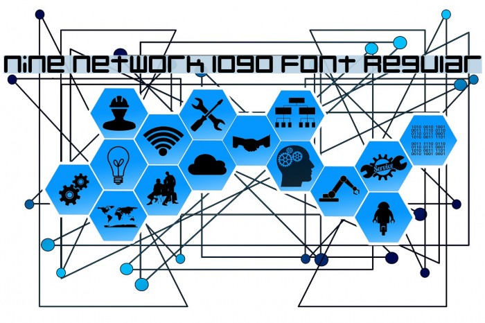 Nine Network logo font Regular Font examples
