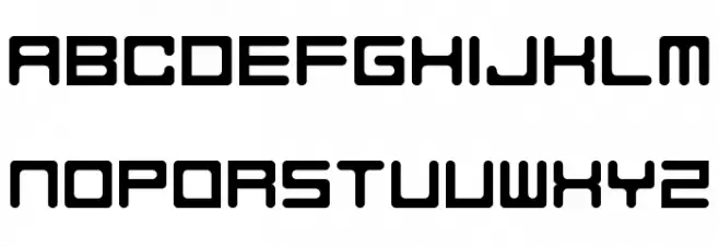 Nine Network logo font v2 Regular फ़ॉन्ट अपरकेस
