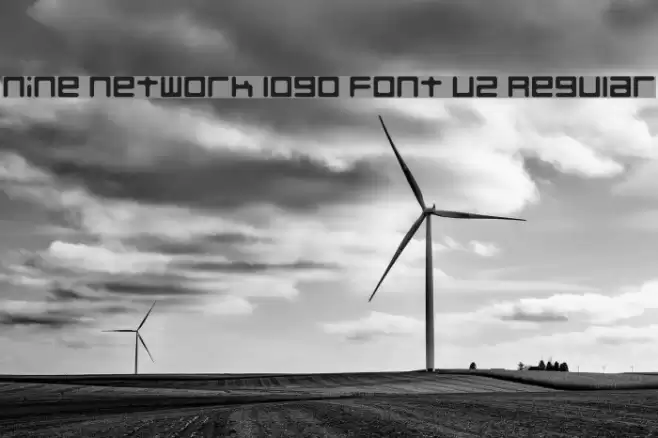 Nine Network logo font v2 Regular Font examples