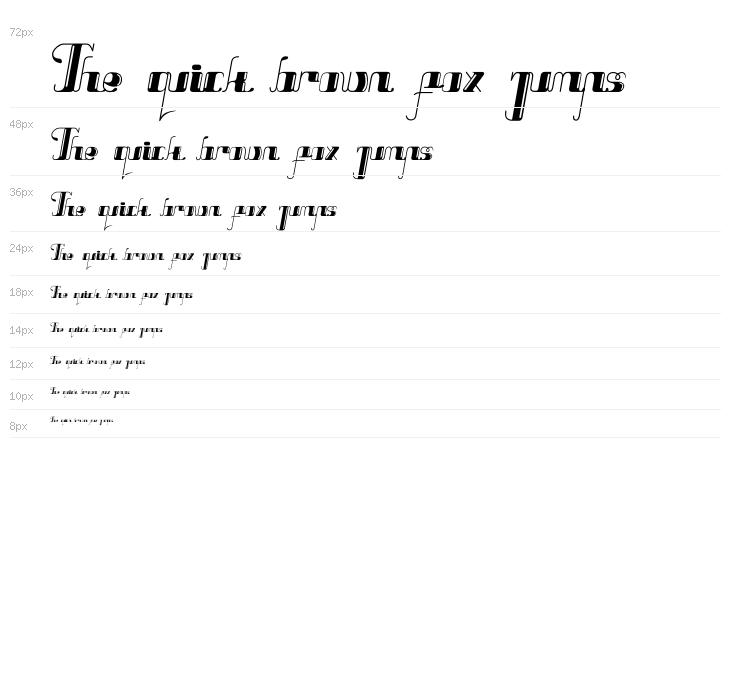 Nine tails inline Waterfall