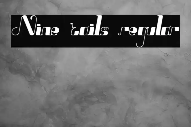 Nine tails regular Example 1