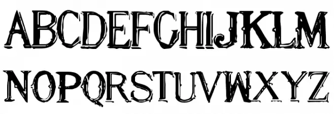 NineEight Шрифта ВЕРХНИЙ