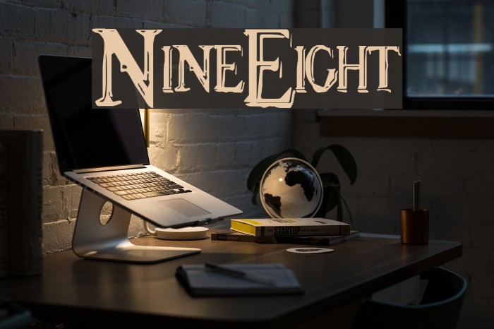 NineEight Font examples