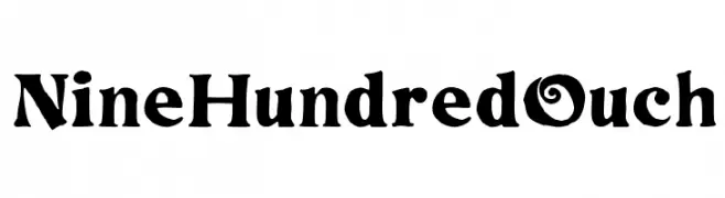 NineHundredOuch  لخطوط تنزيل