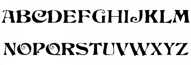 NineHundredPfui Шрифта ВЕРХНИЙ