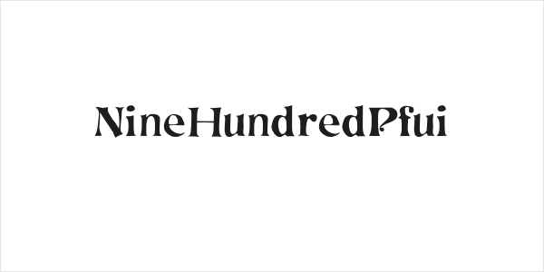 NineHundredPfui Logo