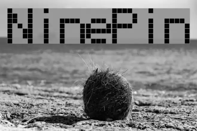 NinePin Font examples