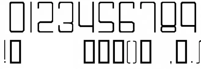 Niner Font OTHER CHARS