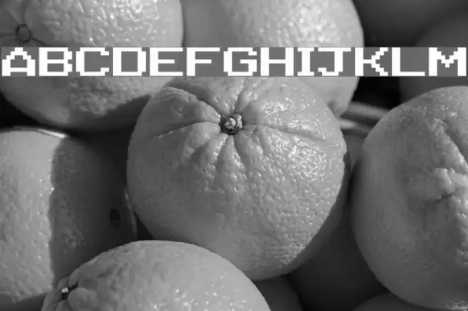 Nineteen Ninety Seven Font examples