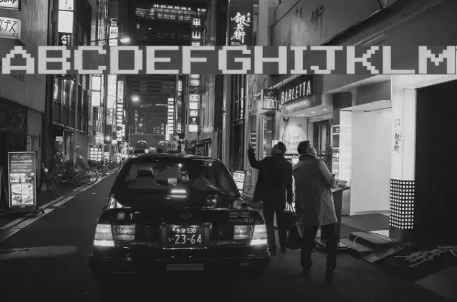 Nineteen Ninety Seven Font examples